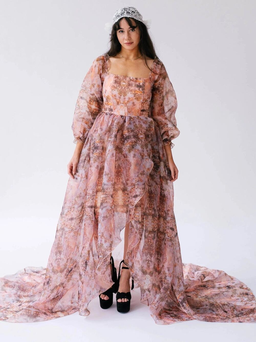 Ivory Sheep Collection Limited Ode To Jove Twilight Reverie Ball Gown - M